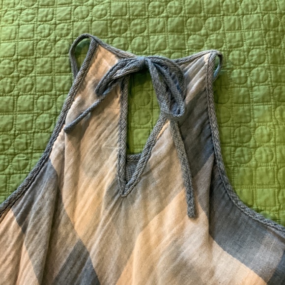 Cloth and Stone cotton gauze plaid camisole - Picture 5 of 6